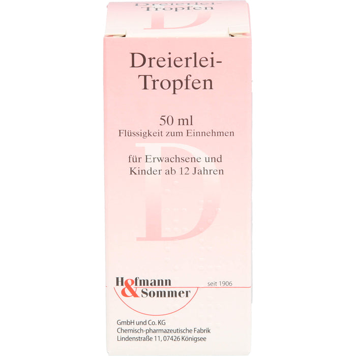 Hofmann & Sommer Dreierlei Tropfen, 50 ml Lösung