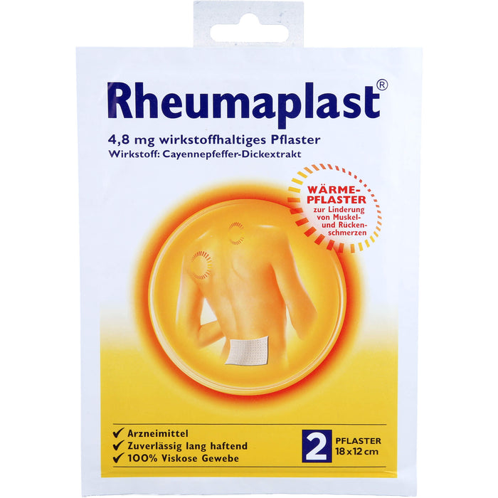Rheumaplast 4,8 mg wirkstoffhaltiges Pflaster, 2 St. Pflaster