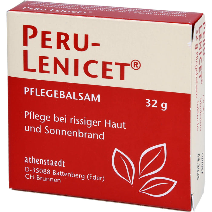 Peru-Lenicet Pflegebalsam pflegt bei rissiger Haut und Sonnenbrand, 32 ml Salbe