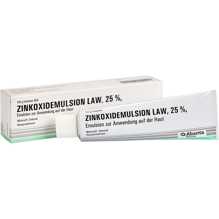 Zinkoxidemulsion LAW 25 % Hautprotektivum, 100 g Lösung