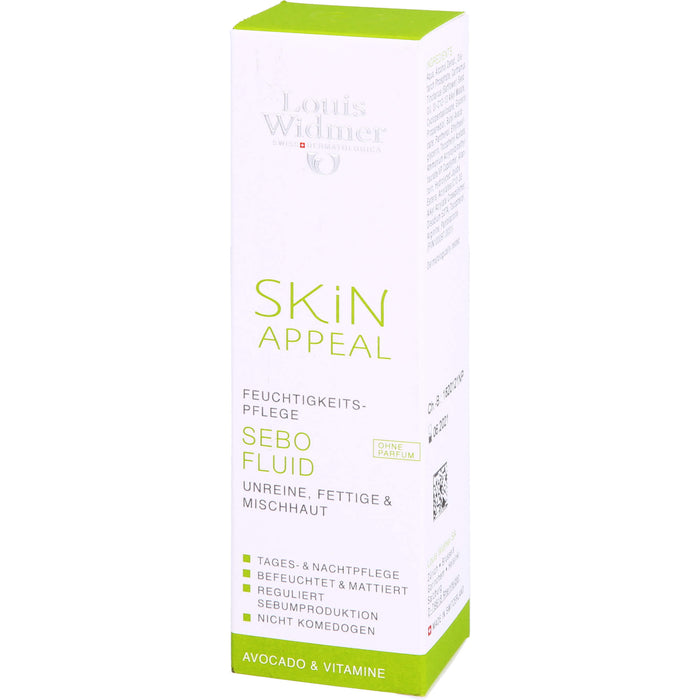 Louis Widmer Skin Appeal Sebo Fluid Feuchtigkeitspflege, 30 ml Creme