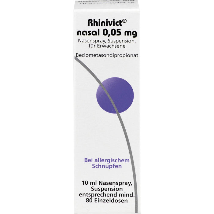 Rhinivict nasal 0,05 mg Dosierspray bei allergischem Schnupfen, 10 ml Lösung