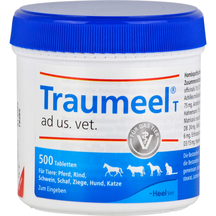 Traumeel T ad us. vet. Tabletten, 500 St. Tabletten