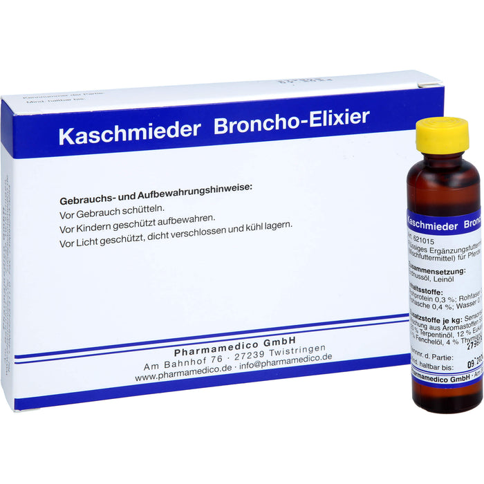 Pharmamedico Kaschmieder Broncho-Elixier für Pferde, 6 St. Flaschen