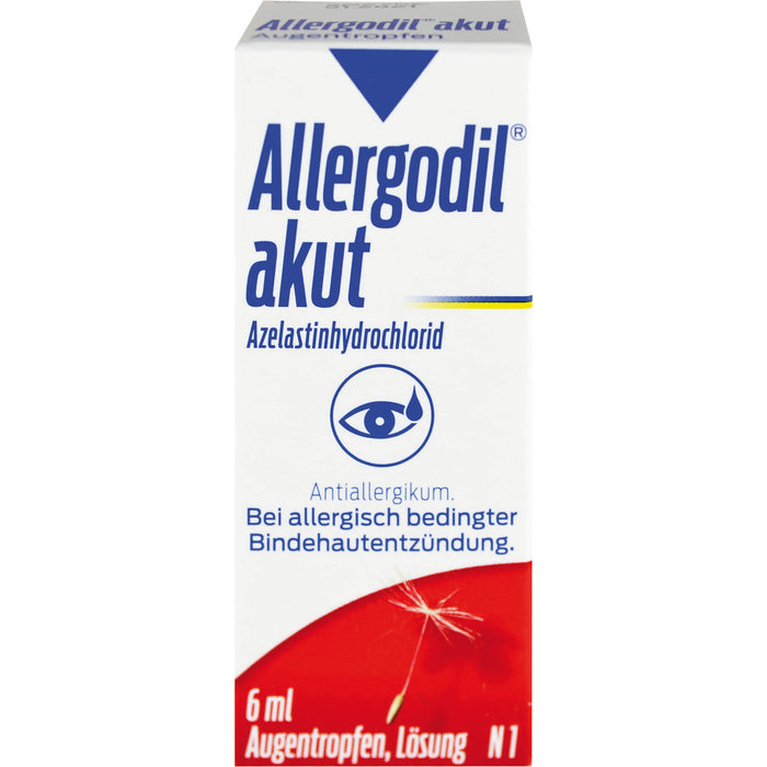 Allergodil akut Augentropfen bei allergischer Bindehautentzündung, 6 ml Lösung