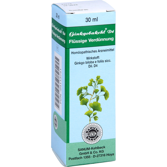 Ginkgobakehl D4 Tropfen, 30 ml TRO