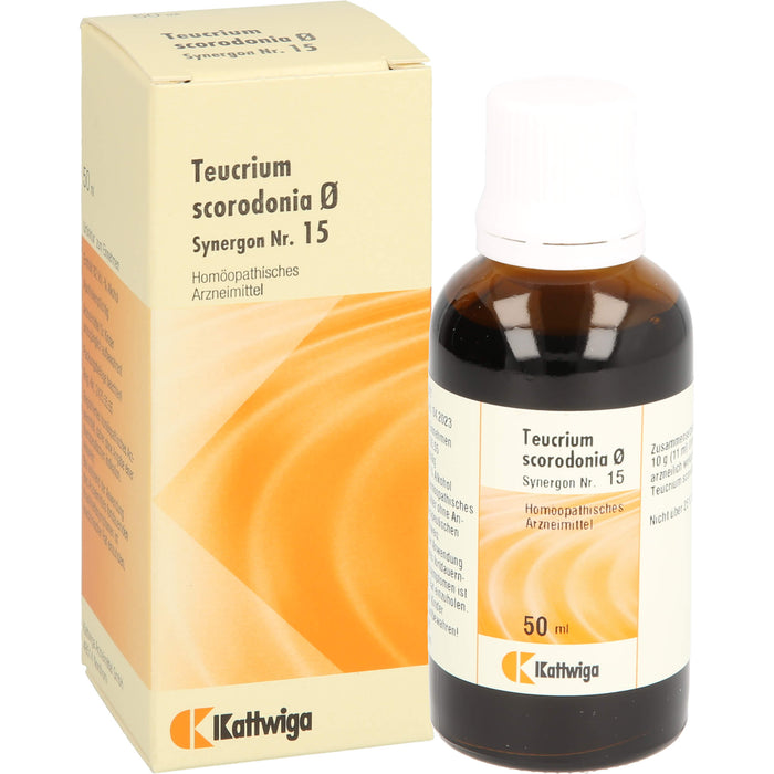 Kattwiga Synergon Nr. 15 Teucrium scorodonia Urtinktur, 50 ml Lösung