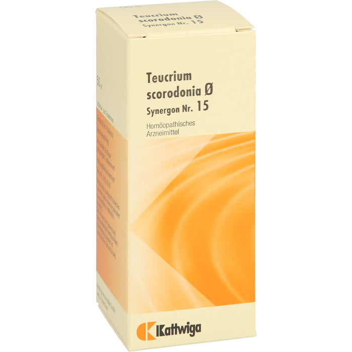 Kattwiga Synergon Nr. 15 Teucrium scorodonia Urtinktur, 50 ml Lösung