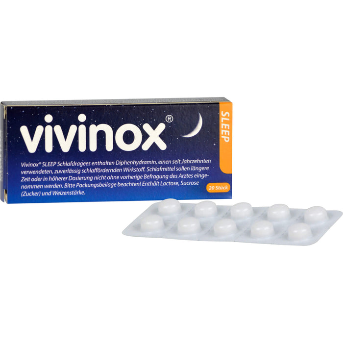 Vivinox sleep Dragees, 20 St. Tabletten