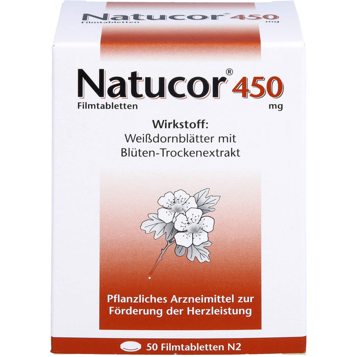 Natucor 450 mg, Filmtbl., 50 St. Tabletten