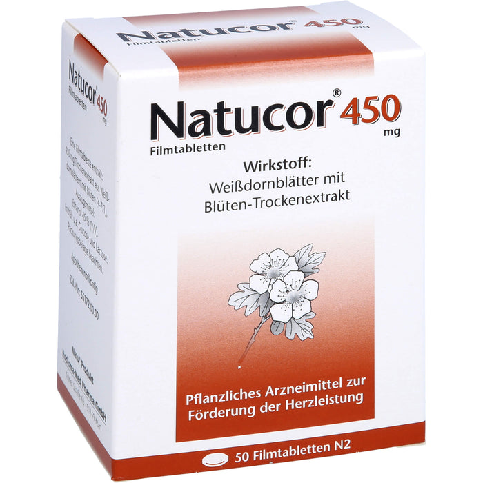 Natucor 450 mg, Filmtbl., 50 St. Tabletten