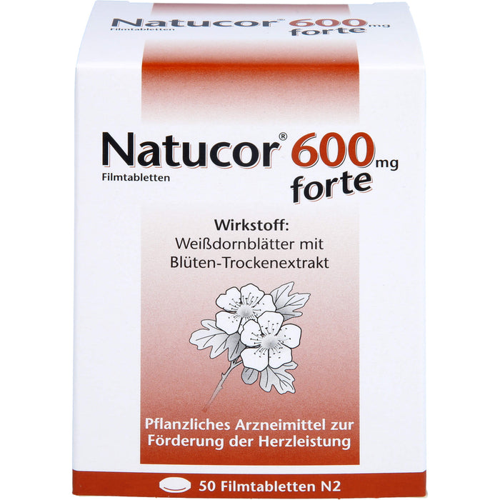 Natucor 600 mg forte, Filmtabletten, 50 St FTA