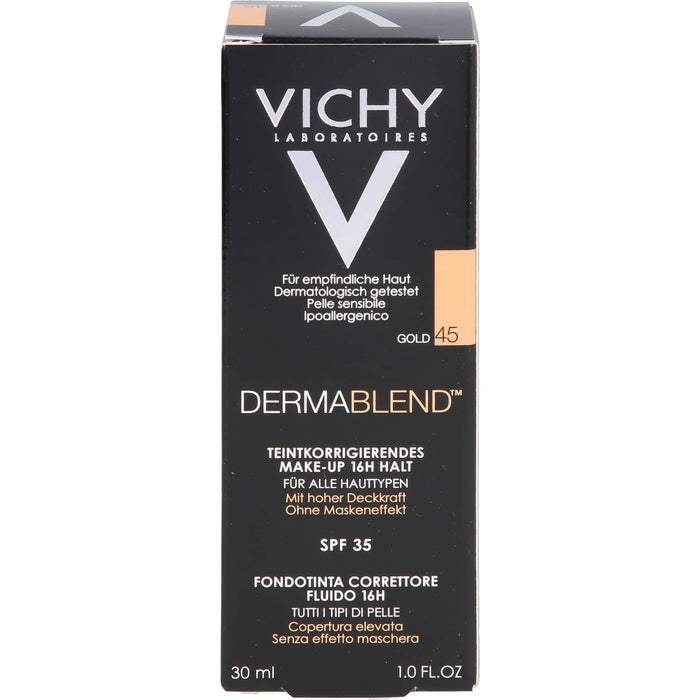 VICHY Dermablend teintkorrigierendes Make-up 16 h halt 45, 30 ml Lösung