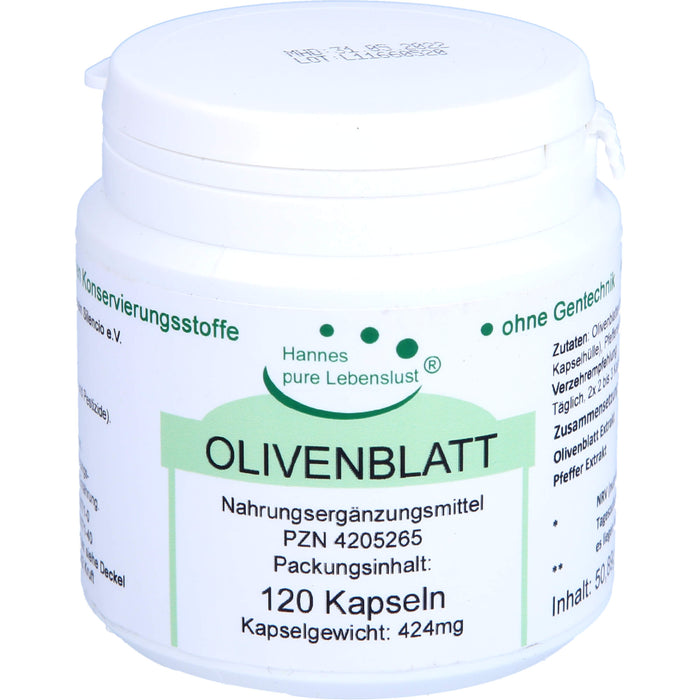 Olivenblatt Extrakt Vegi Kapseln, 120 St KAP