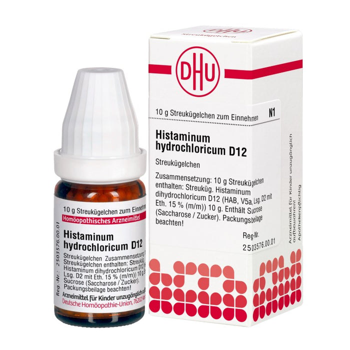 DHU Histaminum hydrochloricum D12 Streukügelchen, 10 g Globuli