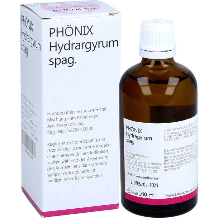 Phönix Hydrargyrum spag. Tropfen, 100 ml MIS