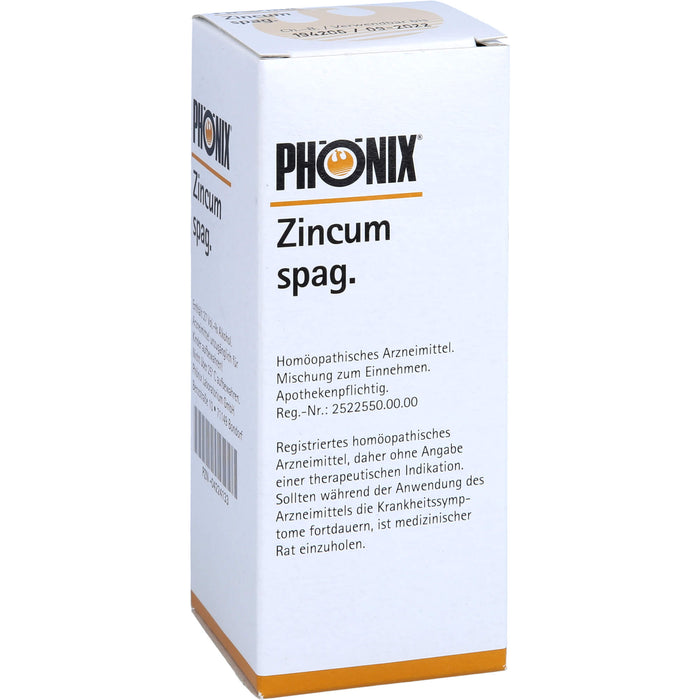 Phönix zincum spag. Tropfen, 100 ml MIS