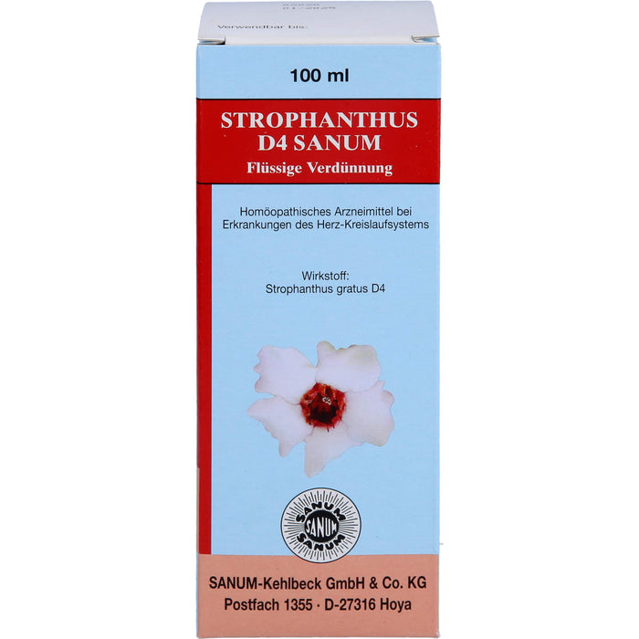 SANUM-KEHLBECK Strophanthus D4 flüssige Verdünnung, 100 ml Lösung