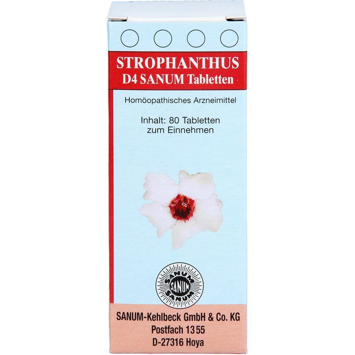 SANUM-KEHLBECK Strophanthus D4 Tabletten, 80 St. Tabletten