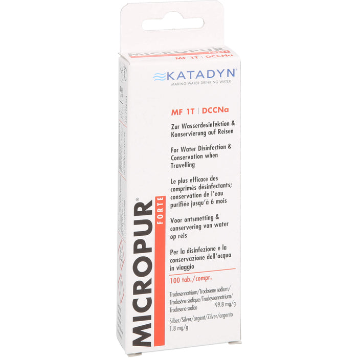 Micopur Forte MF 1T Tabletten zur Wasserdesinfektion, 100 St. Tabletten