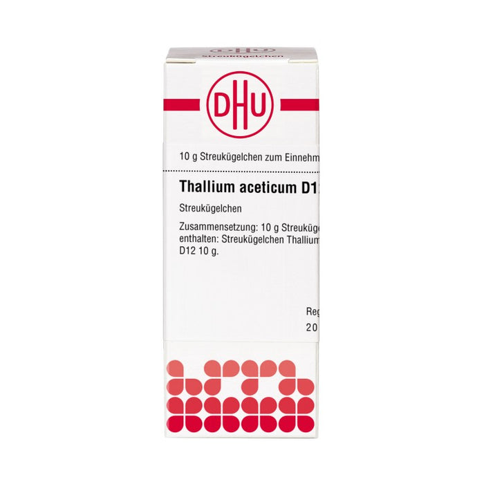 DHU Thallium aceticum D12 Streukügelchen, 10 g Globuli