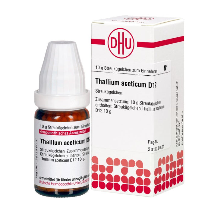 DHU Thallium aceticum D12 Streukügelchen, 10 g Globuli