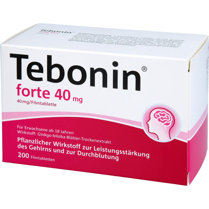 Tebonin forte 40 mg Tabletten, 200 St. Tabletten