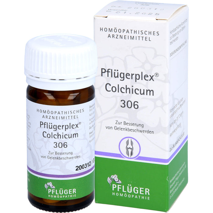 Pflügerplex Colchicum 306 Tabletten zur Besserung von Gelenkbeschwerden, 100 St. Tabletten
