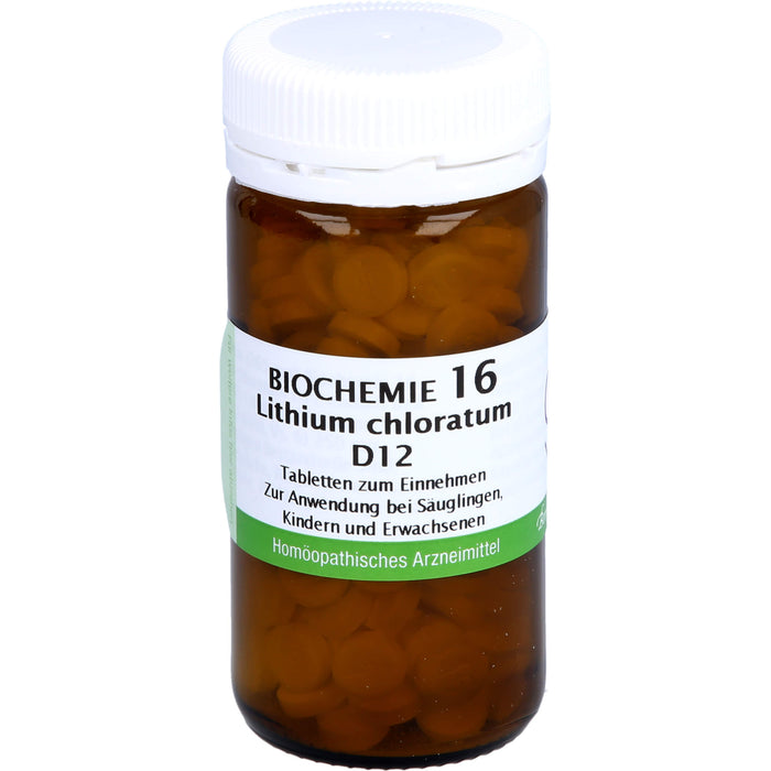 Biochemie 16 Lithium chloratum Bombastus D12 Tbl., 200 St TAB