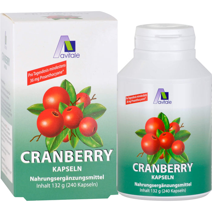 Avitale Cranberry Kapseln 400 mg, 240 St. Kapseln