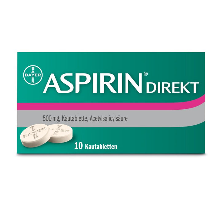 ASPIRIN Direkt Kautabletten, 10 St. Tabletten