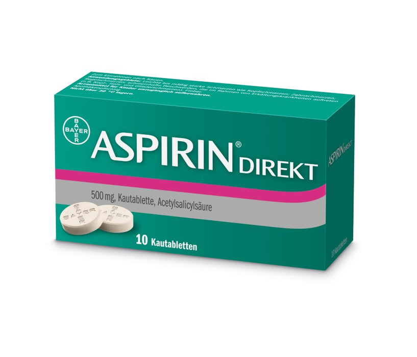 ASPIRIN Direkt Kautabletten, 10 St. Tabletten