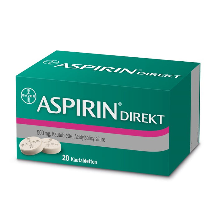 ASPIRIN Direkt Kautabletten, 20 St. Tabletten