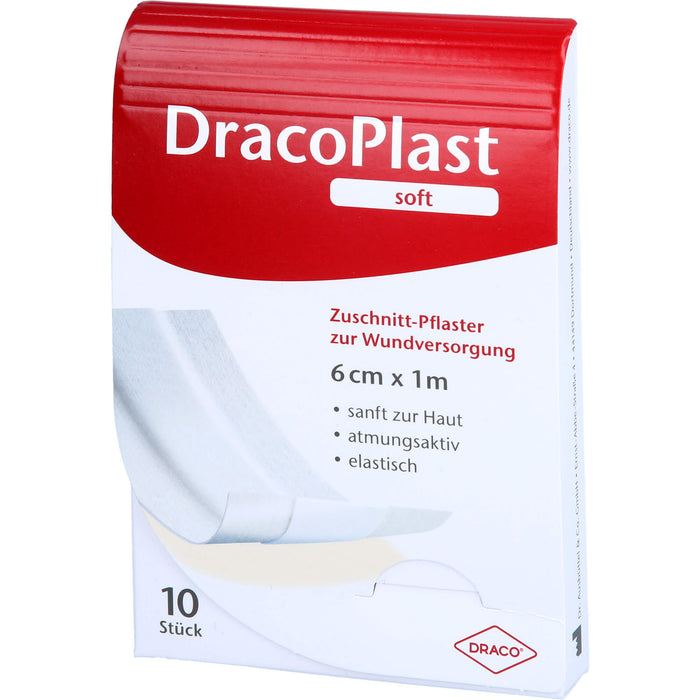 DracoPlast Soft Pflaster 1 m x 6 cm, 1 St. Pflaster