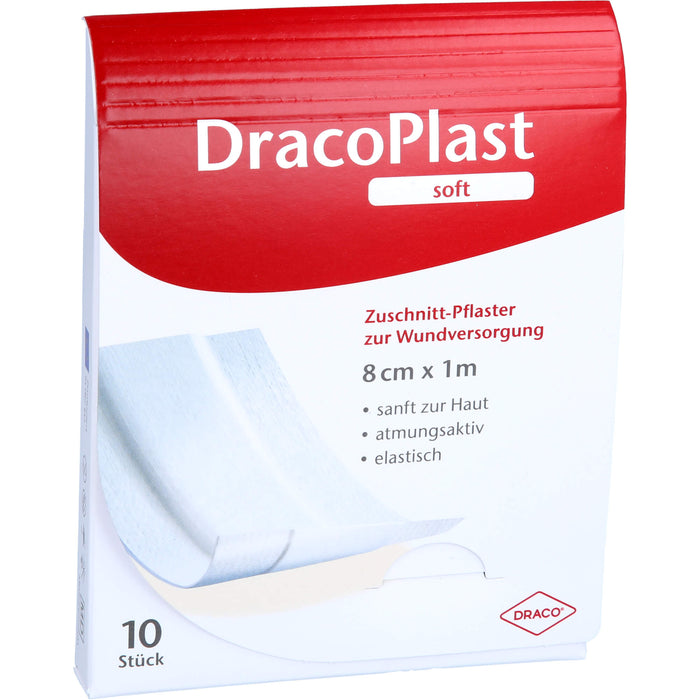 Draco Plast Soft Pflaster 1mx8cm, 1 St. Pflaster