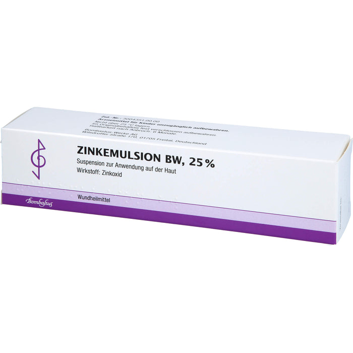 Zinkemulsion BW, 25 % Suspension zur Anwendung auf der Haut, 100 ml Lösung