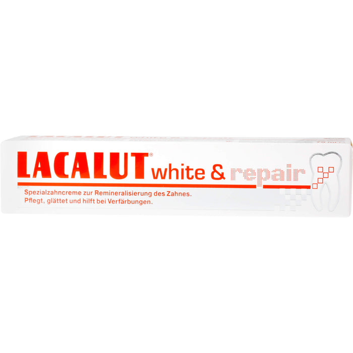 Lacalut white & repair Zahncreme, 75 ml Zahncreme