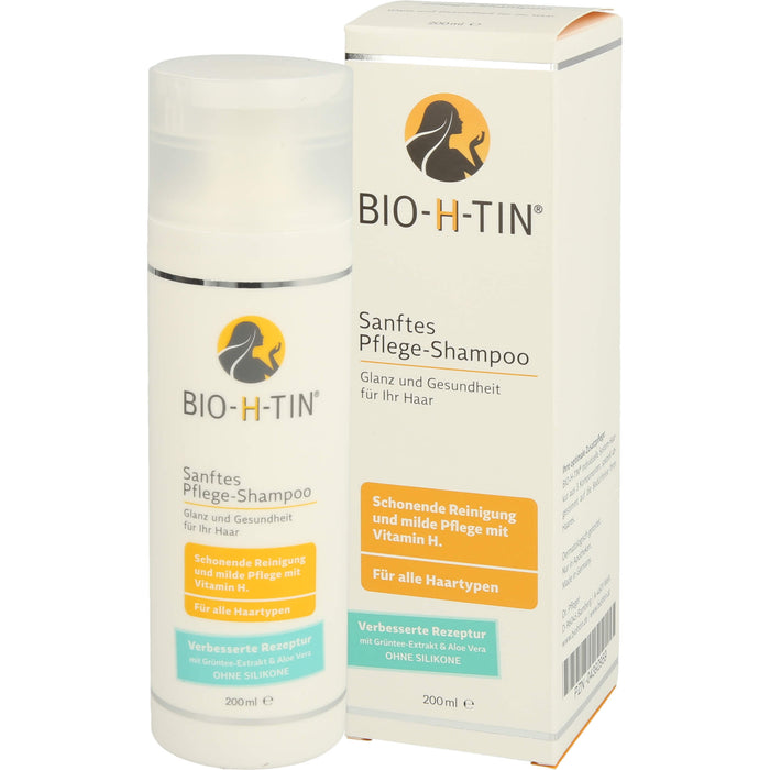 BIO-H-TIN Sanftes Pflege-Shampoo, 200 ml Shampoo