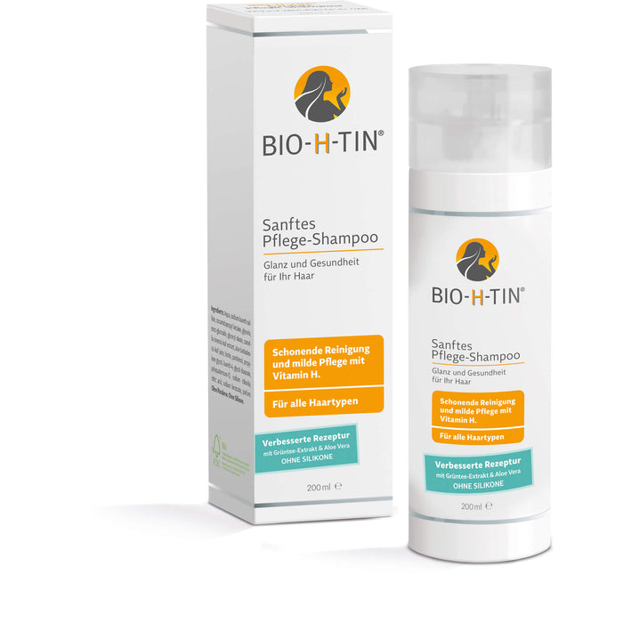 BIO-H-TIN Sanftes Pflege-Shampoo, 200 ml Shampoo