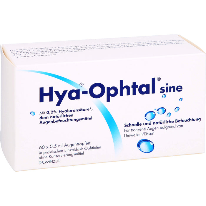 Hya-Ophtal  Lösung zur Erfrischung und Befeuchtung, 60 St. Lösung