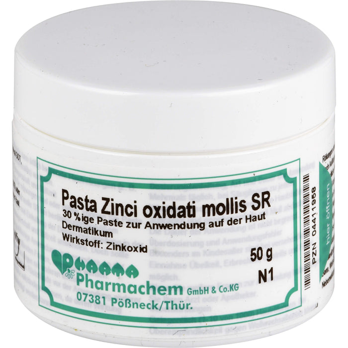 Pharmachem Pasta Zinci oxidati mollis SR weiche Zinkoxidpaste SR, 50 g Salbe