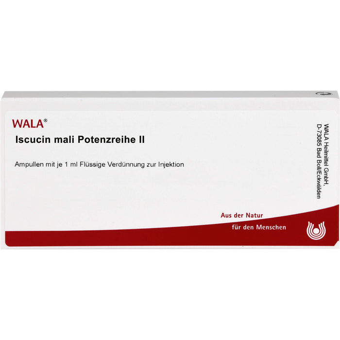 WALA Iscucin Mali Potenzreihe II, 10 St. Ampullen