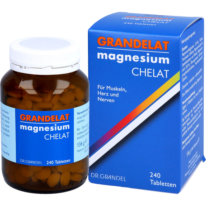 Dr. Grandel Grandelat Magnesium Chelat Tabletten, 240 St. Tabletten