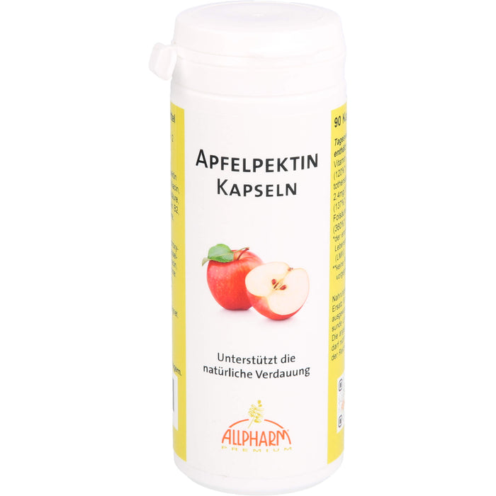 ALLPHARM Apfelpektin Kapseln unterstützt die natürliche Verdauung, 90 St. Kapseln