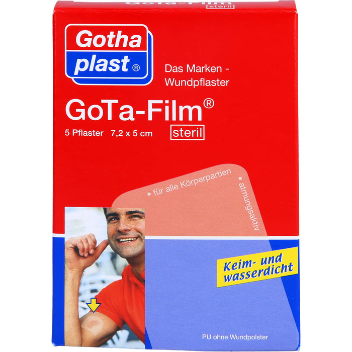 GoTa-Film sterile Pflaster 7,2 cm x 5 cm, 5 St. Pflaster