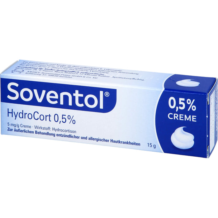 Soventol HydroCort 0,5 % Creme, 15 g Creme