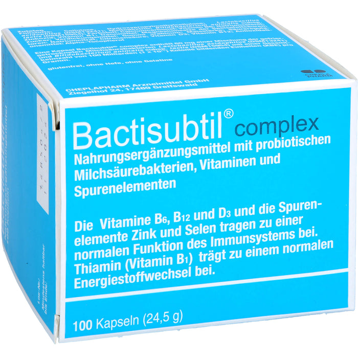 Bactisubtil Complex Kapseln, 100 St KAP