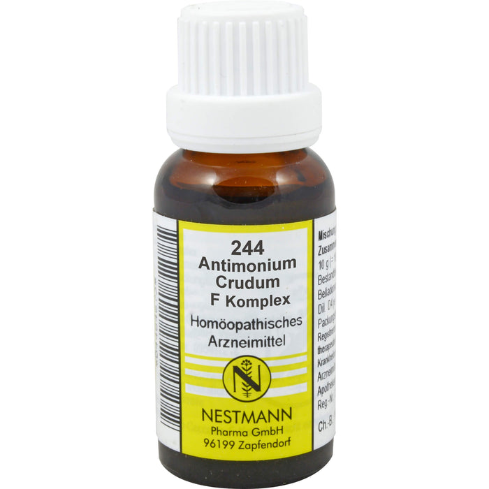 NESTMANN 244 Antimon. crudum F Komplex Mischung, 20 ml Lösung