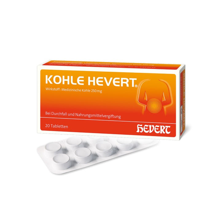 Kohle Hevert Tabletten, 20 St. Tabletten