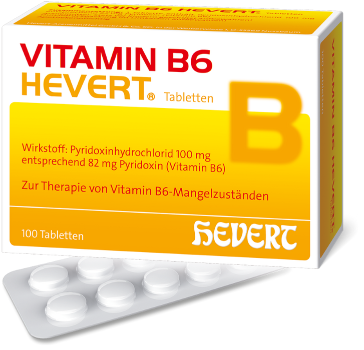 Vitamin B6 Hevert Tabletten, 100 St. Tabletten